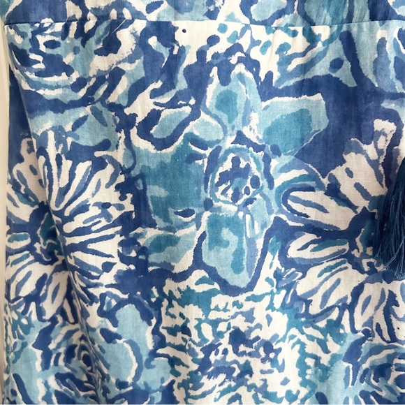 NEW Jude Connally Anita Watercolor Floral Cotton Maxi Sundress XL - Picture 8 of 9